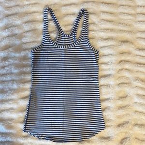 Lululemon striped racerback tank